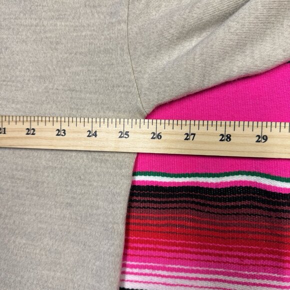 VTG Tundra Cardigan Sweater Men 2X 100% Merino Wool Tan Beige Eclectic Grandpa - Picture 5 of 6